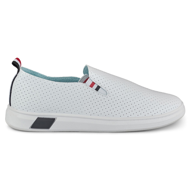 Deportivas slip-on mujer caladas blancas blanco Deportivas slip-on mujer caladas blancas blanco