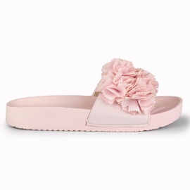 Pantuflas de casa de mujer Violett de flores rosas