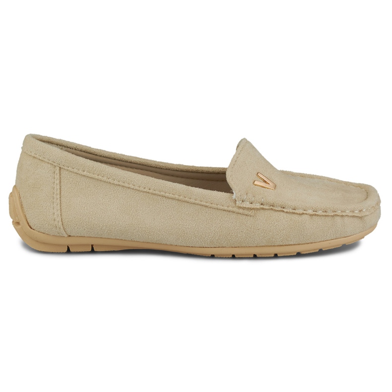 Mocasines mujer ante beige Mocasines mujer ante beige