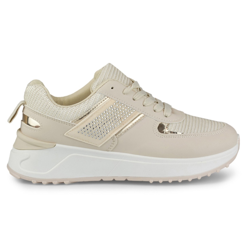 Deportivas casual mujer beige