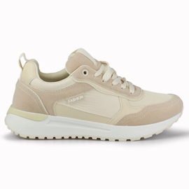 Deportivas mujer beige con suela ligera