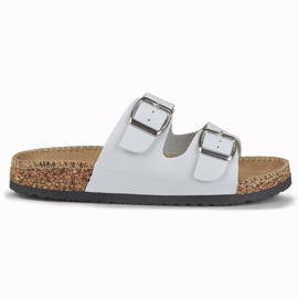 Pantuflas de mujer cómodas blancas blanco