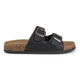 Pantuflas mujer cómodas negras negro