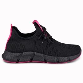 Cómodos zapatos deportivos ligeros y suaves. negro Cómodos zapatos deportivos ligeros y suaves. negro
