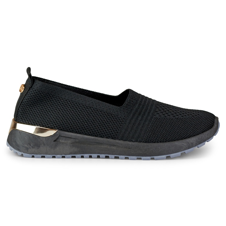 Zapatos casuales de mujer cómodos y flexibles. negro