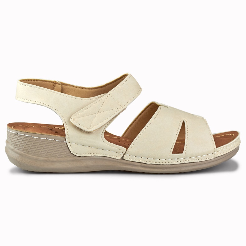 Cómodas sandalias mujer beige