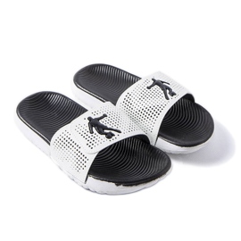 Zapatillas de goma blancas y negras de Atenas blanco