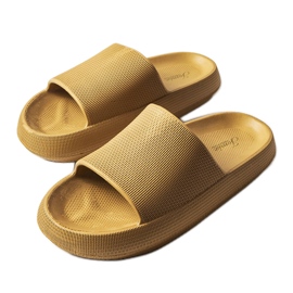 Chanclas de goma marrones de Porto marrón
