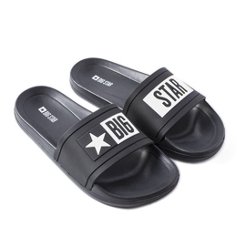 Pantuflas hombre Big Star DD174699 negras negro