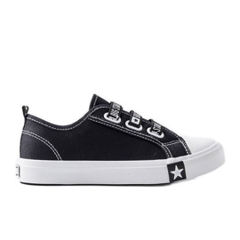 Big Star LL374006 zapatillas negras para niños negro