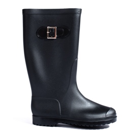 Botas altas de mujer negras Shelovet negro