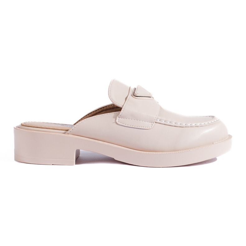 Chanclas beige con puntera integrada de Shelovet