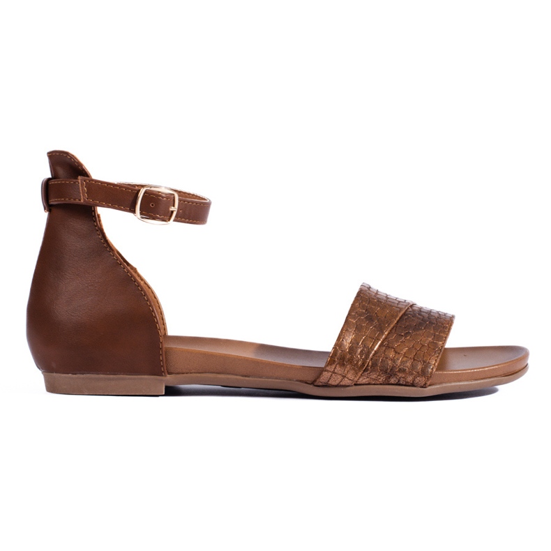 Sandalias marrones de mujer Daszyński marrón