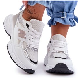 FG2 Zapatos Deportivos De Mujer De Moda Con Malla Venecia Blanca blanco