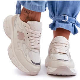 FG2 Zapatos Deportivos De Malla De Mujer De Moda Beige Venice