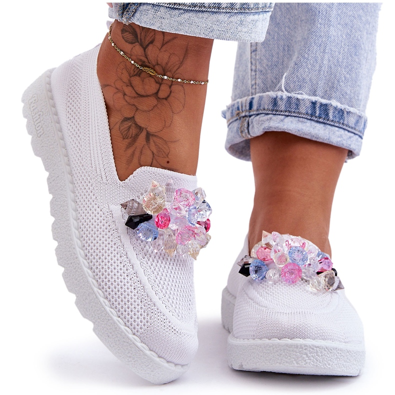 PM1 Zapatillas Mujer Zapatillas Slip-On Blancas Taylor blanco