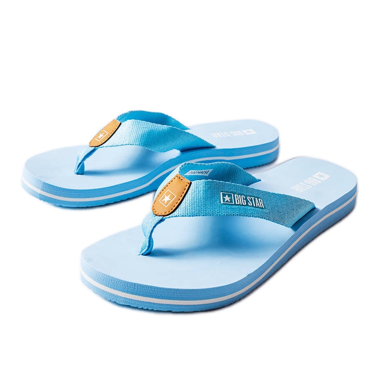 Chanclas azules Big Star FF274A253 Chanclas azules Big Star FF274A253