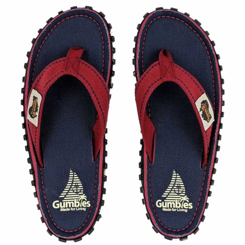 Chanclas Gumbies Islander Navy Coast 708210945547 rojo