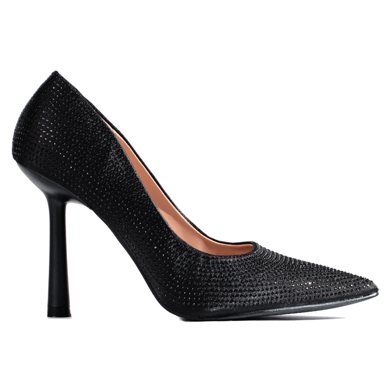Salón Shelovet negro con strass