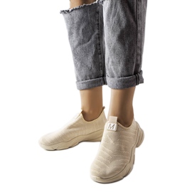 Zapatillas de textil beige de Aaron