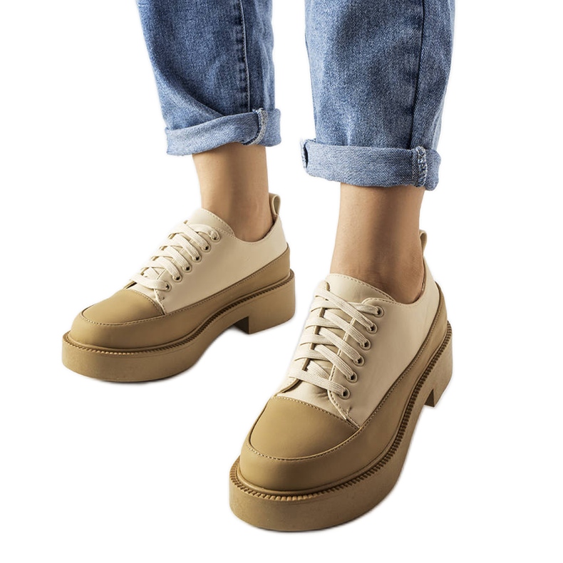 Bailarinas beige oscuro de Merico