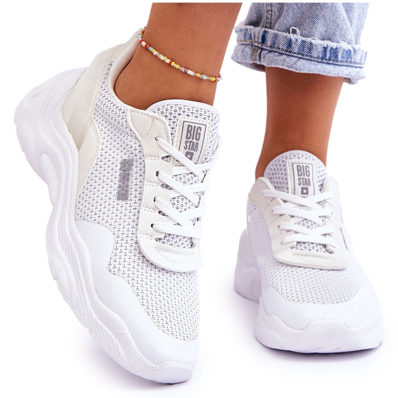 Zapatillas Deportivas Mujer Tejido Memory Foam System Big Star LL274A064 Blanco