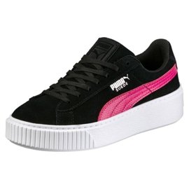 Puma Suede Plataforma Snk Jr 363906 01 zapatos negro