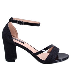 Sandalia tacón Angelina Black negro