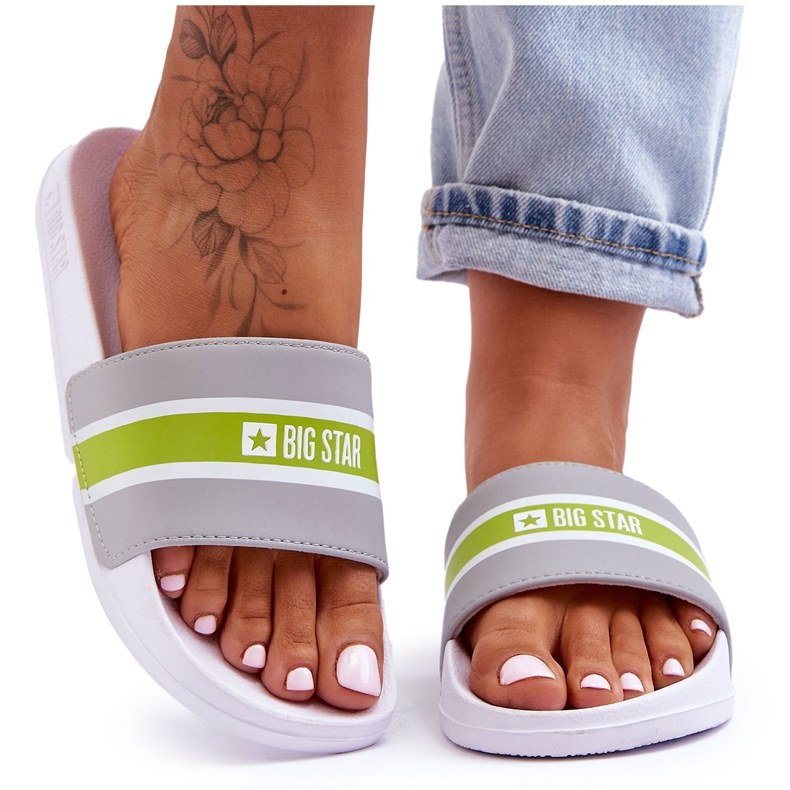Zapatillas Espuma Ligera Big Star JJ274647 Blanco-Gris