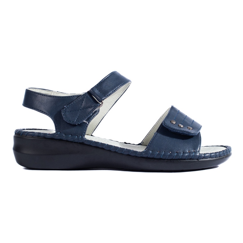Sandalias mujer Shelovet cómodas azul marino