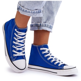 FR1 Zapatillas Clásicas Mujer Altas Azules Remos