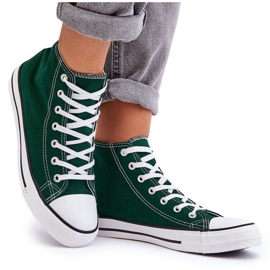 FR1 Zapatillas Clásicas Mujer Altas Verde Remos