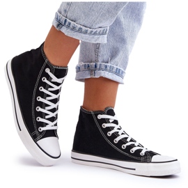 FR1 Zapatillas altas clásicas de mujer Remos en blanco y negro