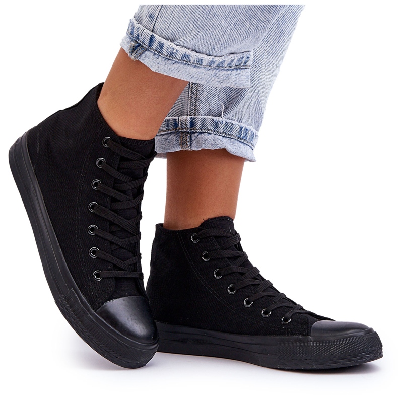 FR1 Zapatillas altas clásicas de mujer Black Remos negro