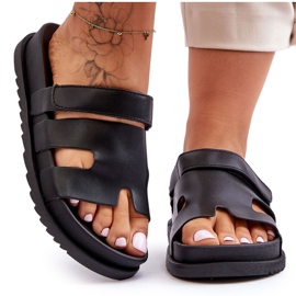 Pantuflas clásicas de mujer Molie negras negro