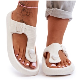 Chanclas De Espuma De Mujer Blanco Apollo