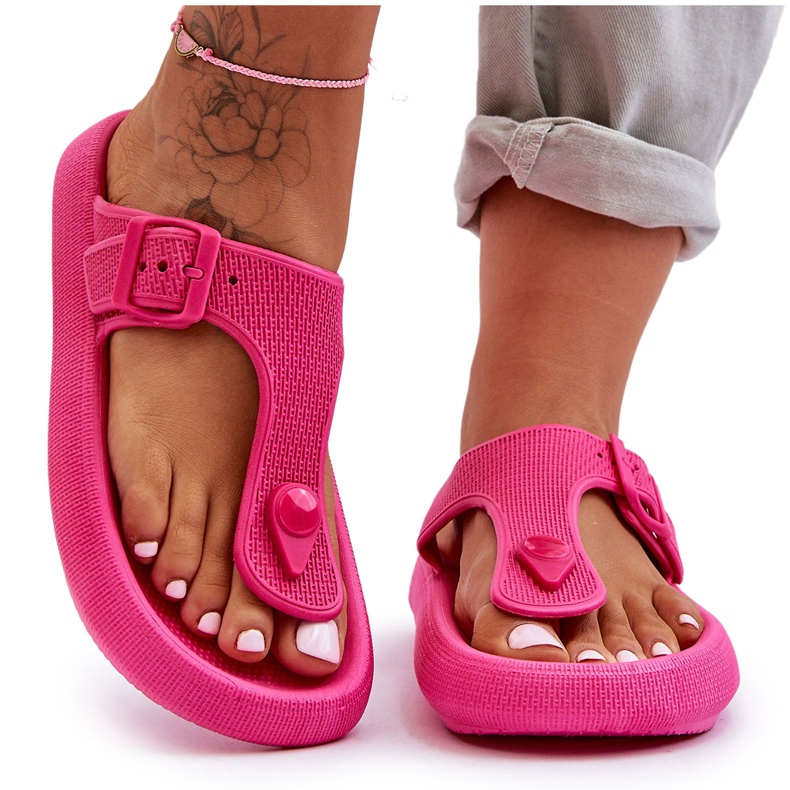 Chanclas De Espuma De Mujer Fuchsia Apollo rosado