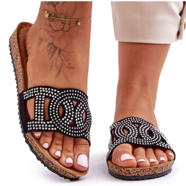 Pantuflas de Mujer con Tachuelas Negras Evelins negro