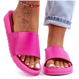Pantuflas Clásicas Mujer Fucsia Rolien rosa