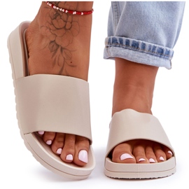 Pantuflas Clásicas Mujer Beige Rolien