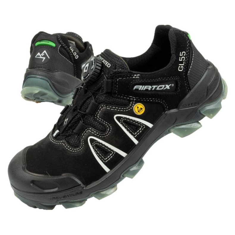 Zapatos de trabajo Airtox Techfiber S3 Src Esd GL553CA negro
