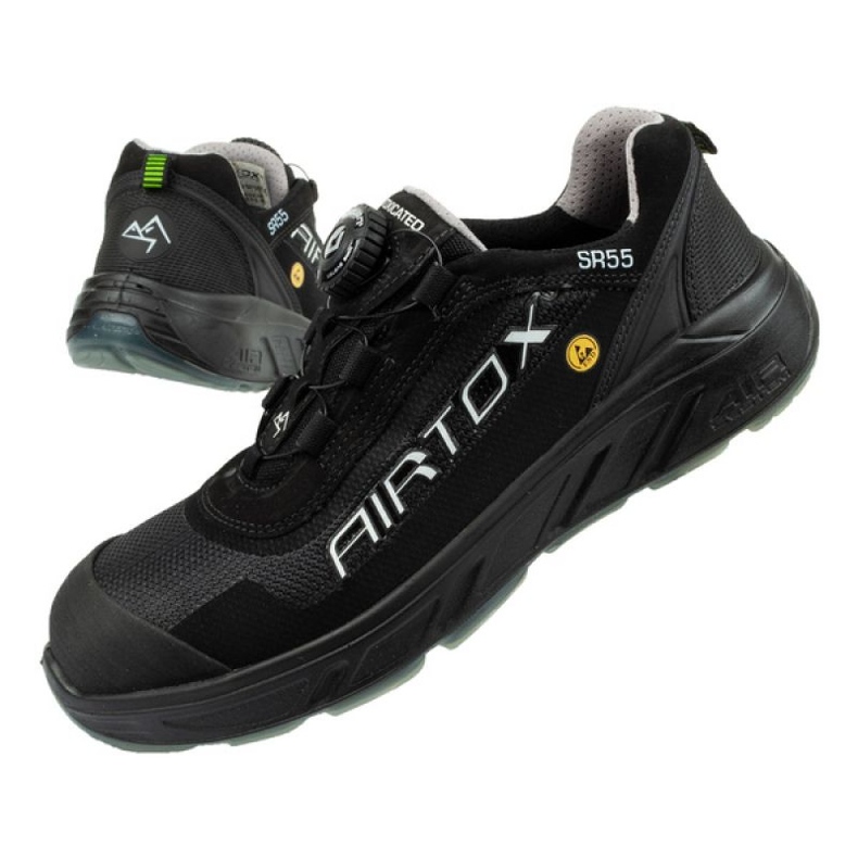 Zapatos de trabajo Airtox Techfiber S1-P Src Esd SR551CA negro Zapatos de trabajo Airtox Techfiber S1-P Src Esd SR551CA negro