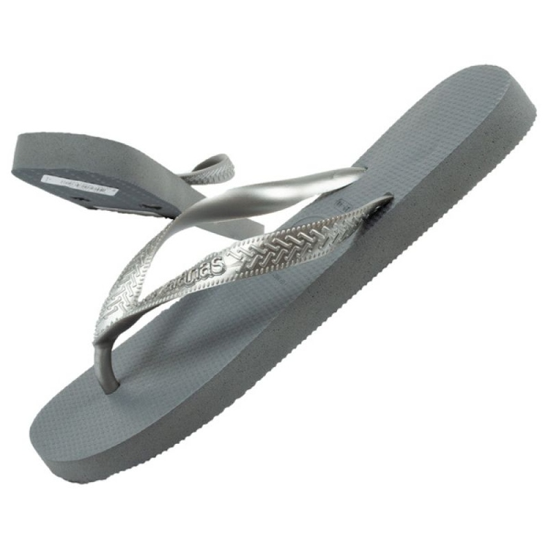 Chanclas en gris acero de Havaianas plata Chanclas en gris acero de Havaianas plata