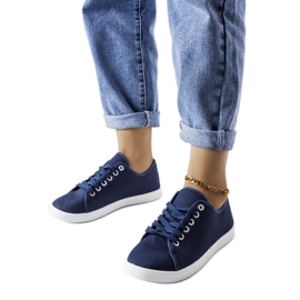 Deportivas de tejido azul marino de Razan