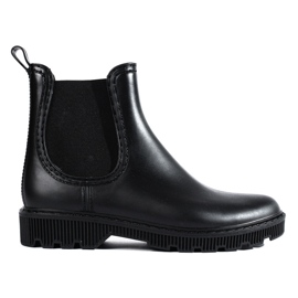 Botas de agua negras cortas Shelovet negro Botas de agua negras cortas Shelovet negro