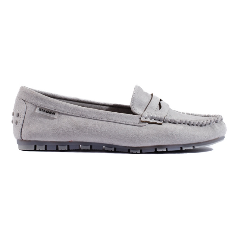 Mocasines de mujer en ante gris de Shelovet
