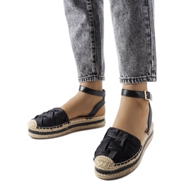 Alpargatas negras con plataforma de Lafrenière negro