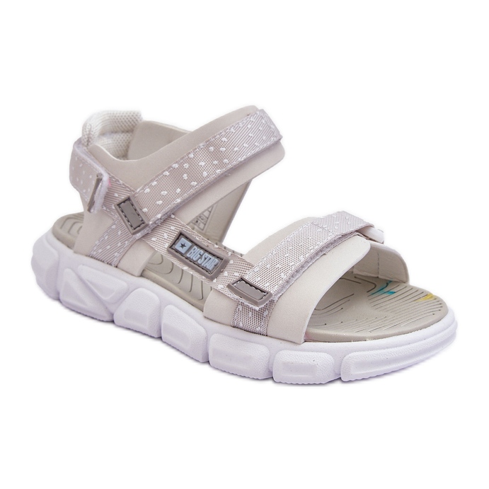 Sandalias Infantiles Velcros Big Star LL374201 Gris