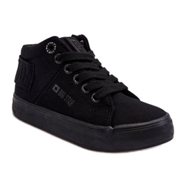 Zapatillas Altas Infantiles Clásicas Big Star LL374001 Negro
