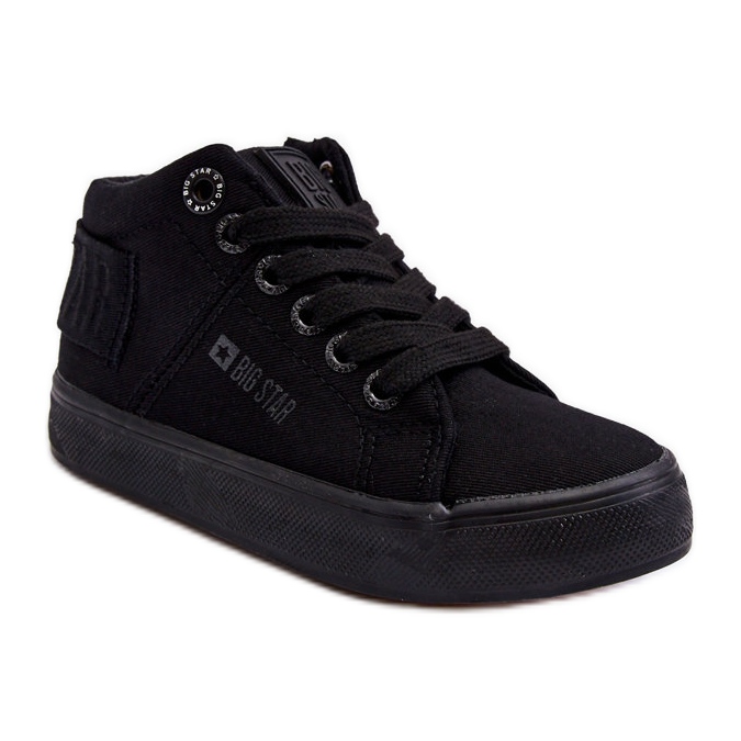 Zapatillas Altas Infantiles Clásicas Big Star LL374001 Negro